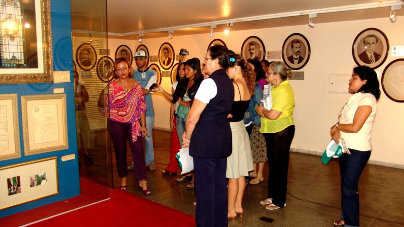 Antiga expografia do Centro de Memória da Sefaz com o Projeto Memorial de portas abertas - Acervo Centro de Memória da Fazenda