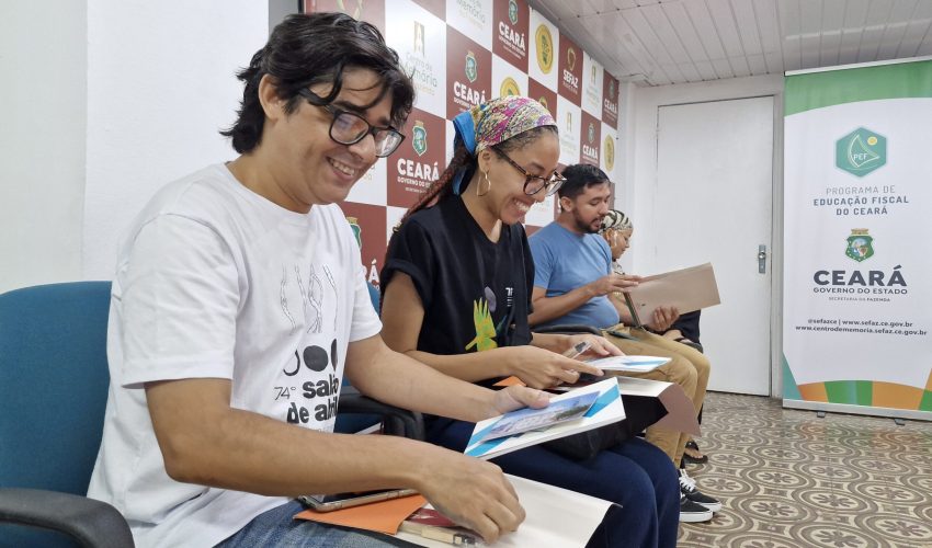 O encontro permitiu o diálogo entre integrantes dos centros educativos das duas instituições, o Centro Cultural Casa Barão de Camocim e o Centro de Memória da Fazenda.