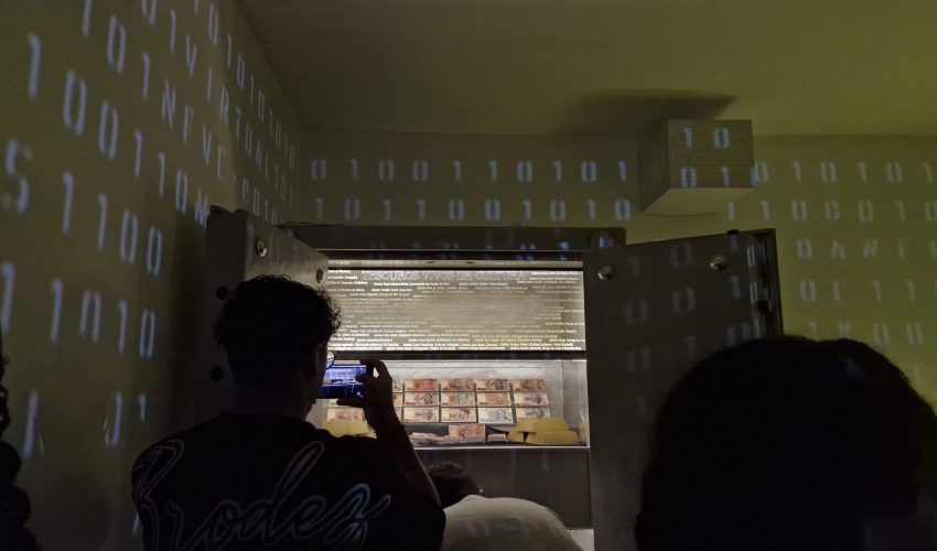 Os alunos registraram a visita do início ao fim: fizeram vídeos e fotos dos espaços do CM.