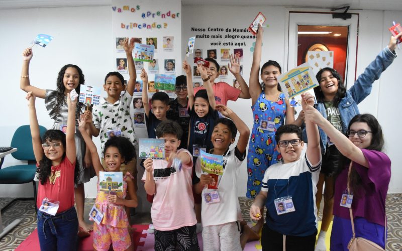 O Centro de Memória da Fazenda acolheu no dias 08 a 12 de Janeiro a segunda edição do Férias no CM.  As crianças participaram de atividades educativas na sala multiuso do equipamento cultural. Foto: Ascom Sefaz/CE