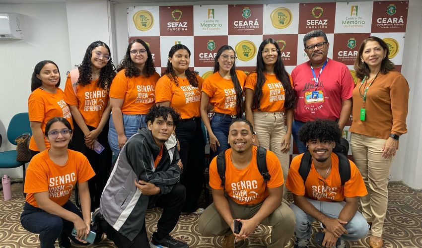 Na tarde de 07 de março de 2025, 11 estudantes do Senac, acompanhados pelo professor Ismael Morais, visitaram a Secretaria da Fazenda do Ceará (Sefaz-CE). A visita teve como objetivo aprofundar os conhecimentos sobre a relação entre tributação, cidadania e os projetos desenvolvidos pela Sefaz-CE, proporcionando um espaço de reflexão e aprendizado.