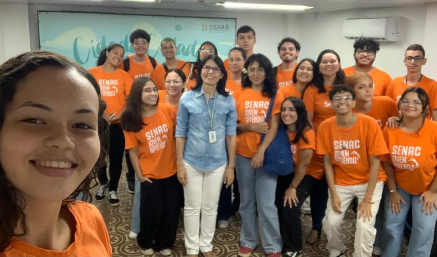 No dia 5 de junho, estudantes do Senac visitaram o Centro de Memória da Fazenda acompanhados pela professora Cristiane Mendonça.