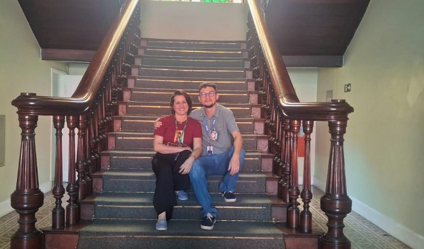 No dia 30 de maio, o Centro de Memória da Fazenda recebeu o representante do Museu da Indústria, Edcarlos Araújo.